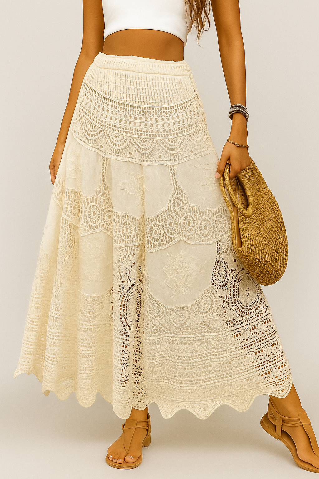 Saia Hannah Elegante e Delicada