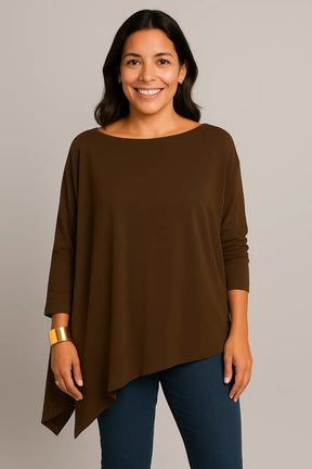 Blusa Jade  Manga Longa Atemporal