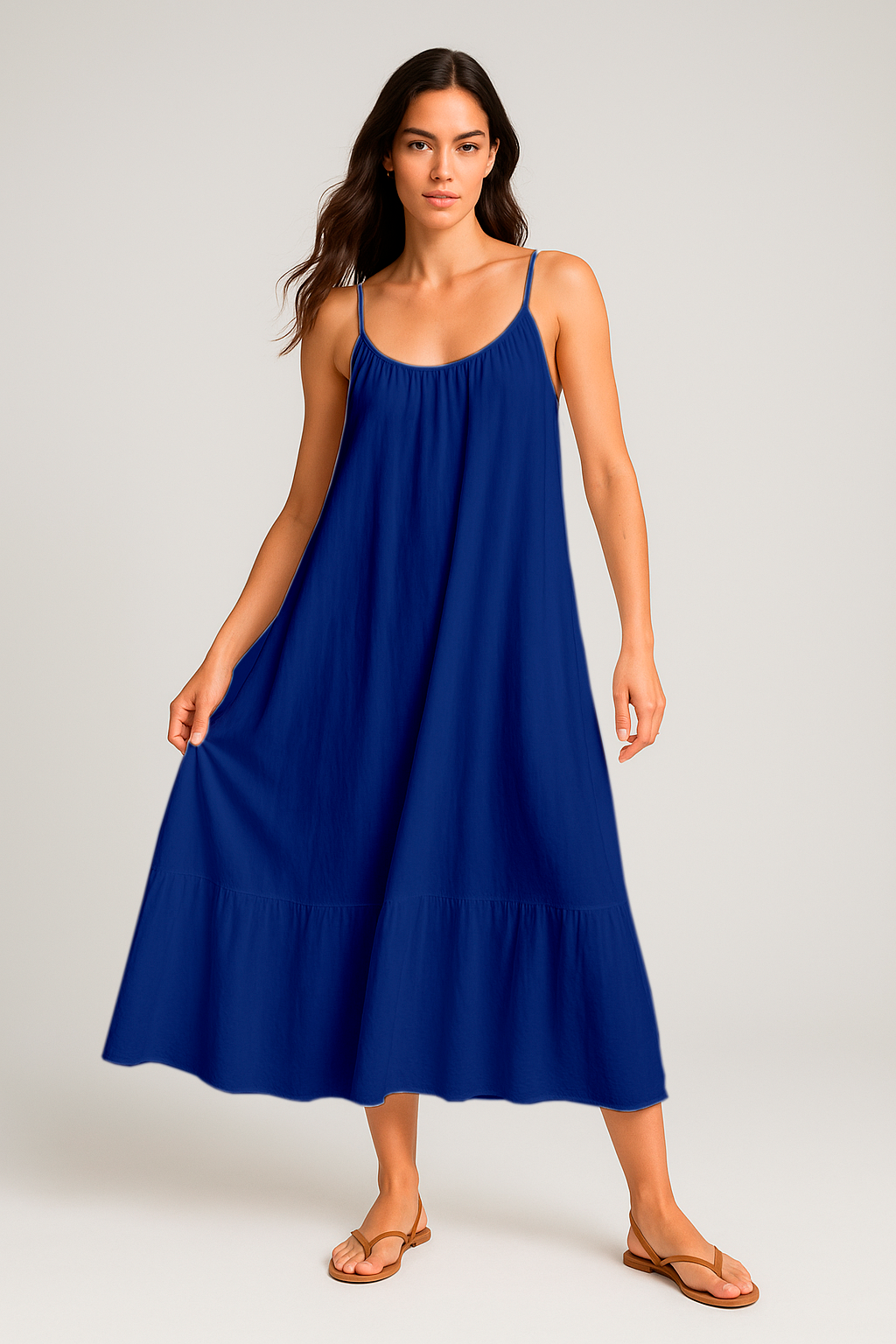 Vestido Jhulie Longo de Alcinha e Saia 1 Maria