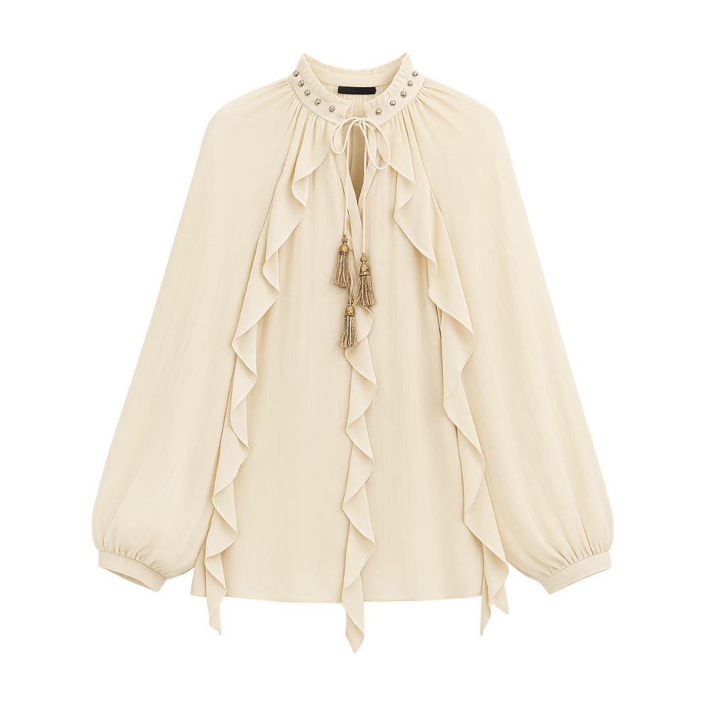 Blusa Madeleine Atemporal e Romântica