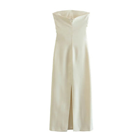 Vestido Valquiria Midi Tomara-que-caia