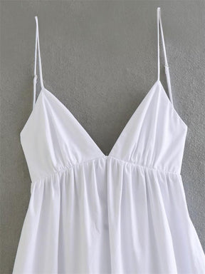 Vestido Liz Midi Recorte Abaixo do Busto