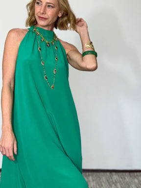 Vestido Laço em Seda Pura