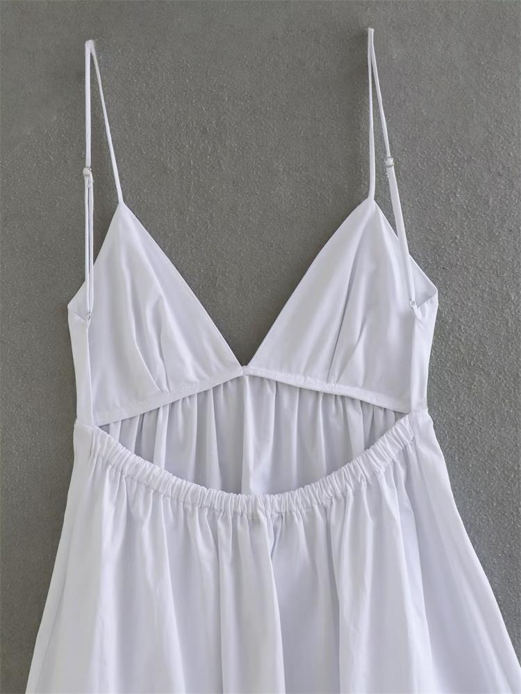 Vestido Liz Midi Recorte Abaixo do Busto