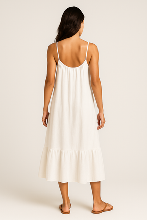 Vestido Jhulie Longo de Alcinha e Saia 1 Maria