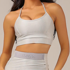 Conjunto Fitness Feminino Pace Prata - LP28