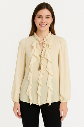 Blusa Madeleine Atemporal e Romântica