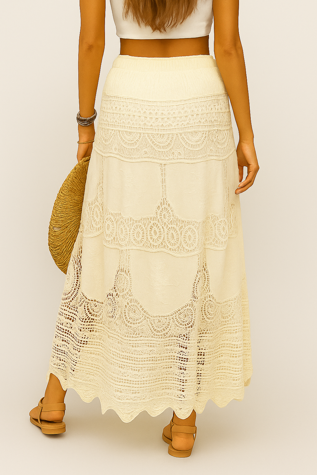 Saia Hannah Elegante e Delicada